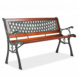 Aga vrtna klupa 125x52x74 cm 6DAZ523 - II. KLASA