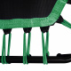 Aga FITNESS Trampolin 130 cm Zelena + ručka