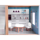 Drvena vila za lutke u Boho stilu s LED svjetlima ZA4131