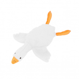 Aga4Kids Plyšový polštář Husa Bílá 130 cm