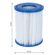 Filtarske patrone I 1249 l/h (2 kom) BESTWAY 58093