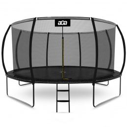 Aga SPORT EXCLUSIVE Trampolin 430 cm Crna + zaštitna mreža + ljestve