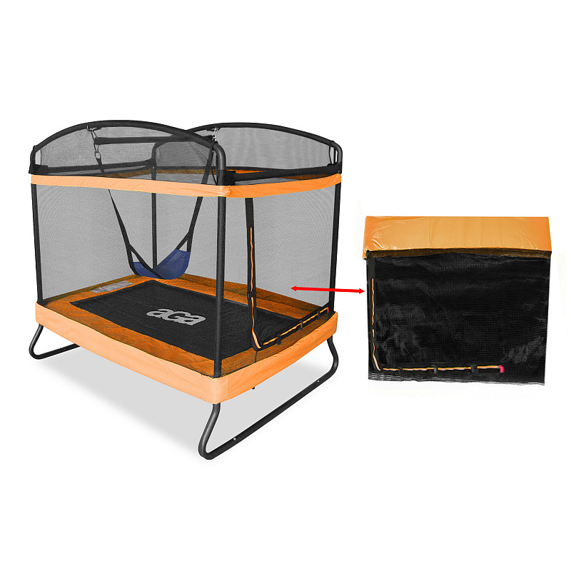 Aga Zaštitna mreža za pravokutni trampolin 122x183 cm Narančasta