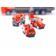 Aga Transportno vozilo TIR + metalni vatrogasni automobili