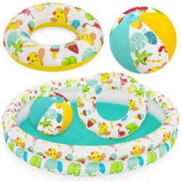 Bestway Nemo set - bazen+lopta+prsten 122cm 51124