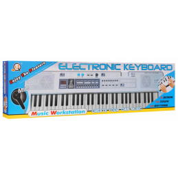 Bijela tipkovnica za djecu 5+ Mikrofon + snimanje + stereo zvučnici - model br. 008