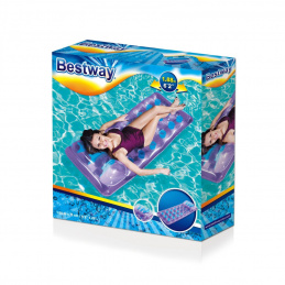 Neonski plažni madrac BESTWAY Purple 188x71cm + set za popravak