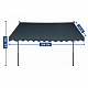 Aga Teleskopska tenda 350x120 cm Siva