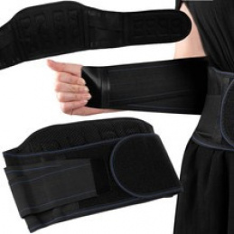 Magnetni lumbalni pojas 23 magneta 110 cm crni ISO