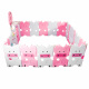 Aga4Kids Dječja plastična ograda 223x192x64 cm Roza