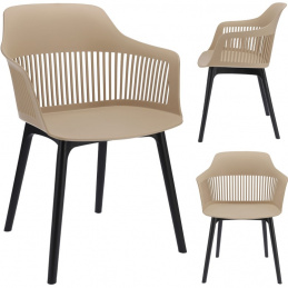 Plastična stolica CORNIDO bež