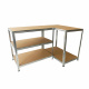 Linder Exclusiv Metalna polica 180x90x40 cm 5 polica