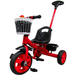 Trokolica T8 crvena s ručkom Kotači EVA Guralica