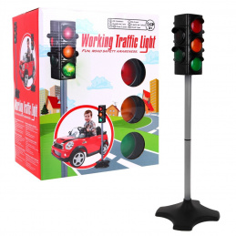 Interaktivni semafor za male vozače 3+ Svjetlosni zvučni efekti + 2 načina rada