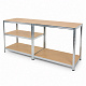 Linder Exclusiv Metalna polica 180x90x40 cm 5 polica