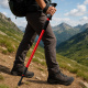 Aga Treking štapovi AntiShock Crvena
