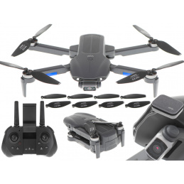 Aga Dron RC F9 6K HD kamera GPS wifi domet 2000 m sivi