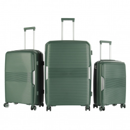 Aga Travel Set putnih kofera MR4682 Tamno zelena