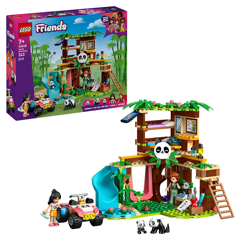 LEGO® Friends Briga o životinjama u utočištu za pande, komplet igračaka za slaganje 42648