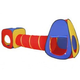 Dječji šator 3u1 - šareni ISO 4826