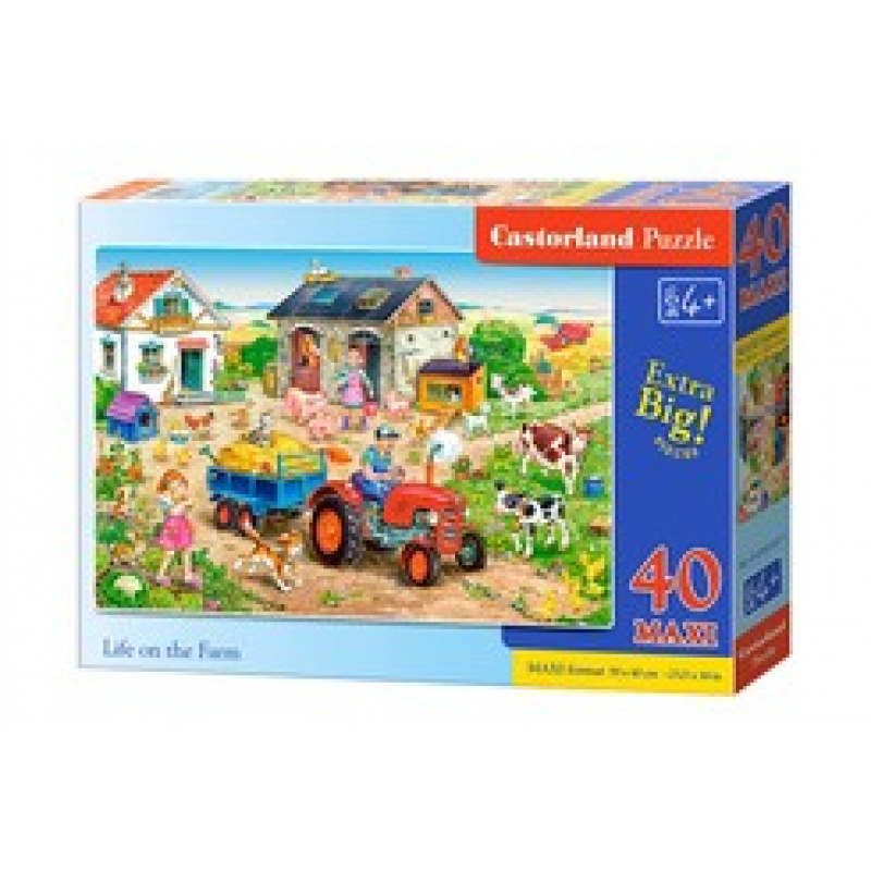 CASTORLAND puzzle 40 MAXI komada - Život na farmi
