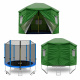 Aga Stan za trampolin 250 cm (8 ft) Tamno zelena