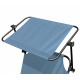 Aga Vrtni podesivi ležaljka s krovićem Svijetloplava