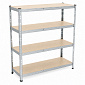Linder Exclusiv Metalna polica 160x60x180 cm 4 police