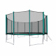 Aga SPORT PRO Trampolin 500 cm Tamno zelena + zaštitna mreža + ljestve + džep za obuću