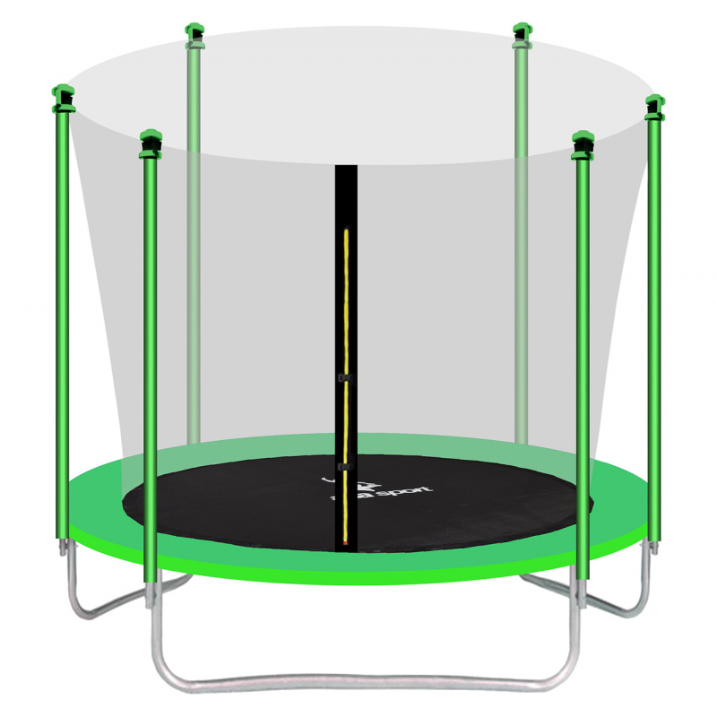 Aga SPORT FIT Trampolin 180 cm Light Green + unutarnja zaštitna mreža