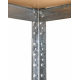 Aga Kutni metalni regal 180x90x40 cm 5 polica