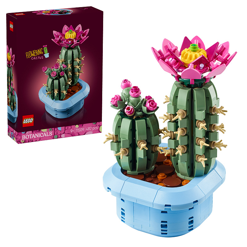 LEGO® Botanicals Kaktus u cvatu, biljni ukras 11509
