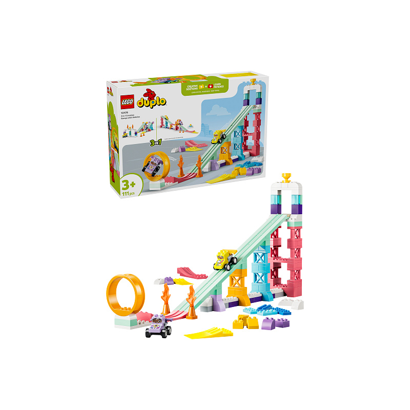 LEGO® DUPLO® 10478 Kreativne 3 u 1 rampe s vozilima