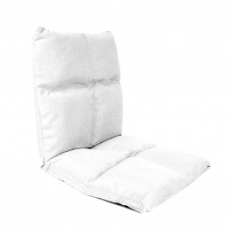 Aga Podesivi podni naslonjač 52x55x55 cm Bijeli