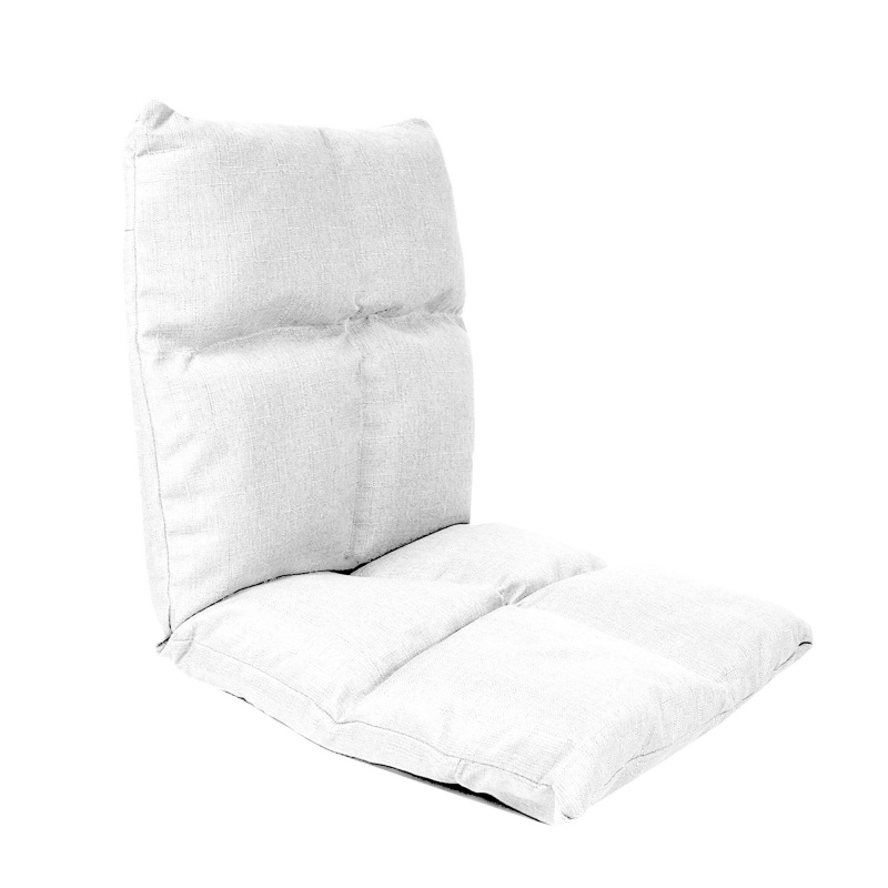 Aga Podesivi podni naslonjač 52x55x55 cm Bijeli