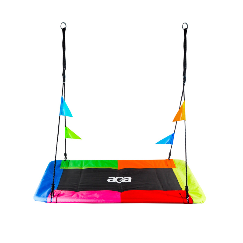 Aga Viseća pravokutna ljuljačka 150x79 cm Šarena