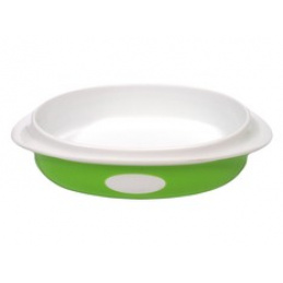 Duboki tanjur 4m+ POUPY Zeleni