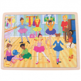 Bigjigs Toys Drvene puzzle balerine 35 dijelova 2DZ139 - II. Kvaliteta