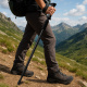 Aga Treking štapovi AntiShock Crna