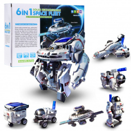 Solarni set 7u1 za djecu 10+ Svemirski modeli + Solarni panel + Mikroakumulator