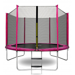 Aga SPORT TOP Trampolin 305 cm Pink + zaštitna mreža + ljestve