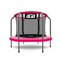 Aga Dječja trampolina 150 cm Ružičasto-siva