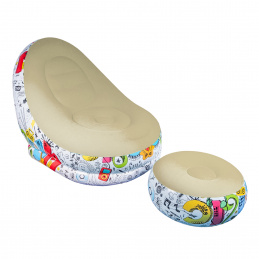 Aga Napuhujuća fotelja s osloncem za noge DS2505