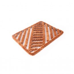 Linder Exclusiv Kokosova otirač s metalnim okvirom 60x40 cm