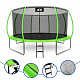 Aga SPORT EXCLUSIVE Trampolin 430 cm Svijetlo zelena + zaštitna mreža + ljestve