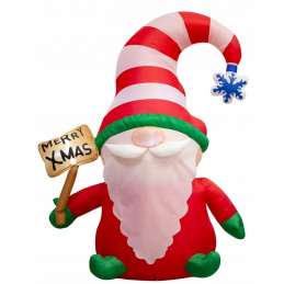 Nafukljivi patuljak s LED osvjetljenjem - 175 cm