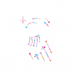 Aga4Kids Samoljepljivi kamenčići DS8113BA