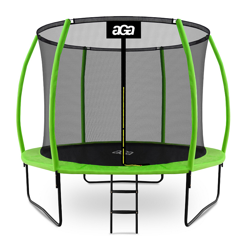 Aga SPORT EXCLUSIVE Trampolin 305 cm Svijetlo zelena + zaštitna mreža + ljestve