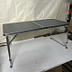 Aga Sklopivi kamping stol 120x60x54/60/70 cm Sivi
