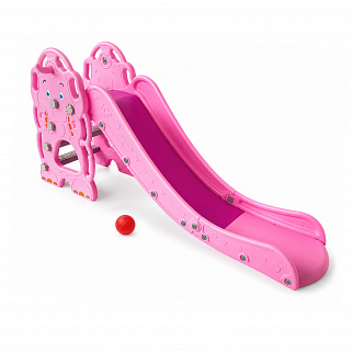 Aga4Kids Tobogan s rukohvatom 170 cm Roza